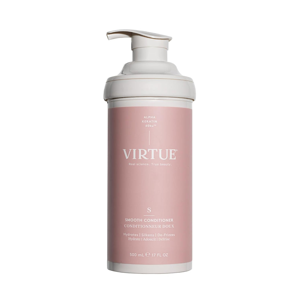 Virtue Smooth Conditioner - Frizz Control for Curly Hair | Sulfate-Free & Color Safe, 8 Fl Oz
