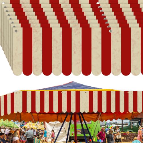 9 Pack Carnival Circus Tent Hanging Banner Decorations - Festive Party Decor