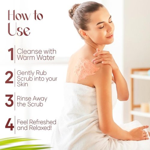 MYSTÉRE BEAUTÉ Himalayan Salt Body Scrub 12 oz each Twin Pack - with Collagen and Stem Cells - Exfoliating Salt Scrub for Cellulite - Deep Cleansing for Acne, Scars, Wrinkles - Moisturizes Skin