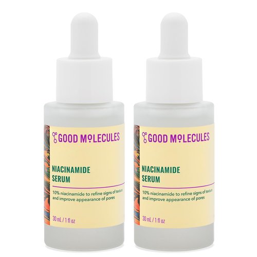Good Molecules Niacinamide Serum Pack 2 – 30 ml Each (Total 60 ml) | 10% Niacinamide Serum to Target Blemishes, Uneven Skin Tone & Enlarged Pores