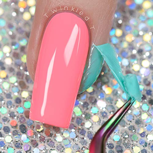 Liquid Latex Peel Off Tape for Nail Art & Sponging - Mint Blue