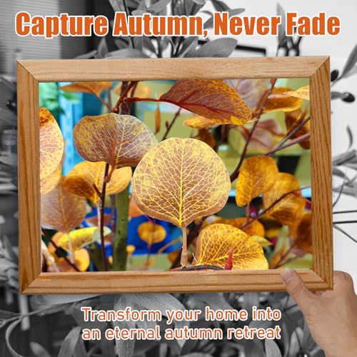 Eucalyptus Artificial Tree - 6ft Fall Outdoor Indoor Potted Autumn Decoration Variation of Eucalyptus / 6ft