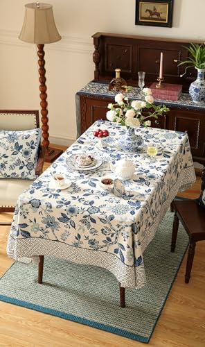 Bilin Gaier Suqing A Designer Linen Square Tablecloth 67x67 Inches