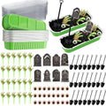 Halloween Zombie Hands Cake Topper Set with Pans and Spades - Spooky Party Supplies