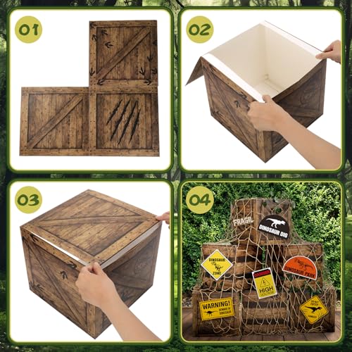 Dinosaur Birthday Party Decorations Set - Jungle Theme Party Boxes & Accessories