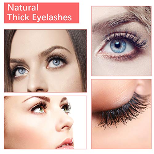 Leipple False Eyelashes 5 Pairs - Reusable 3D Mink Lashes - Handmade Thick Fluffy Natural Style - Bomb