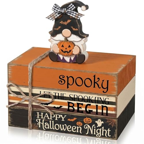 Halloween Gnome Decor Indoor - Farmhouse Spooky Halloween Ornament