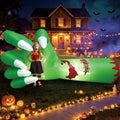 Halloween Inflatable Zombie Hand Decoration 9.4FT Outdoor Yard Decor