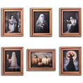 Halloween Ghost Pumpkin Witch Magnet Art Frame Set - 6PCS Halloween Decorations with Variation Ghost Pumpkin Witch