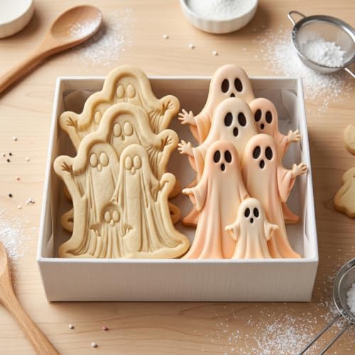 Halloween Ghost Silicone Fondant Mold - G Style Candy & Cake Decoration