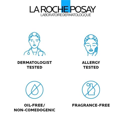 La Roche-Posay Effaclar Gel Cleanser - 2% Salicylic Acid & LHA Foaming Acne Wash | Oil-Free, Prevents Breakouts