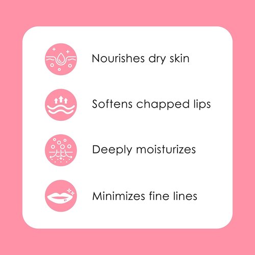 Skiennix Lip Mask - Hydrating Overnight Treatment with Hyaluronic Acid & Vitamin E | 0.7 oz for Soft, Smooth Lips