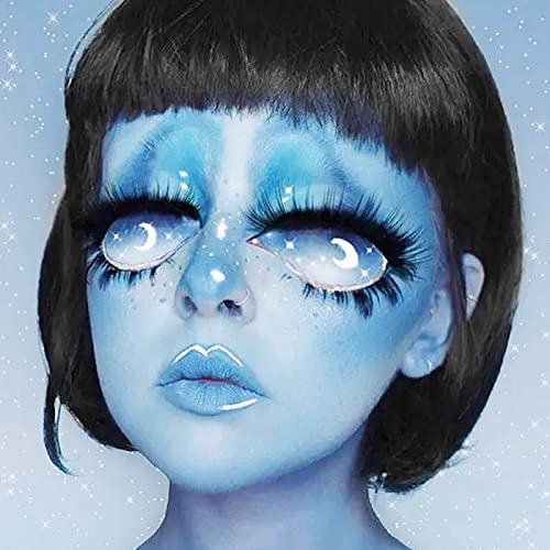 Light Blue Face Body Paint - Sadness Cosplay Makeup for Halloween & Costume 2.37Oz