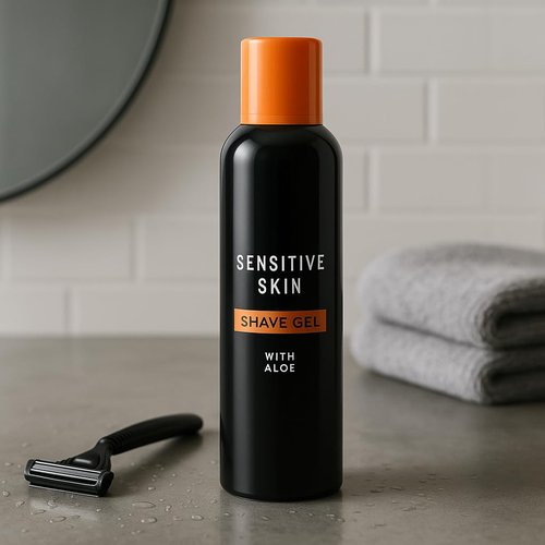 Skiennix Men’s Shave Gel - Aloe Scented, 7 oz Smooth Lather for Effortless Daily Grooming