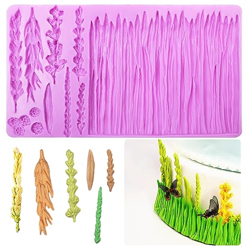 Wheat Grass Silicone Chocolate & Candy Molds - Purple