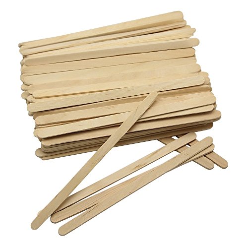 Wooden Wax Applicator Sticks for Hair Removal & Beauty, 100 Pack