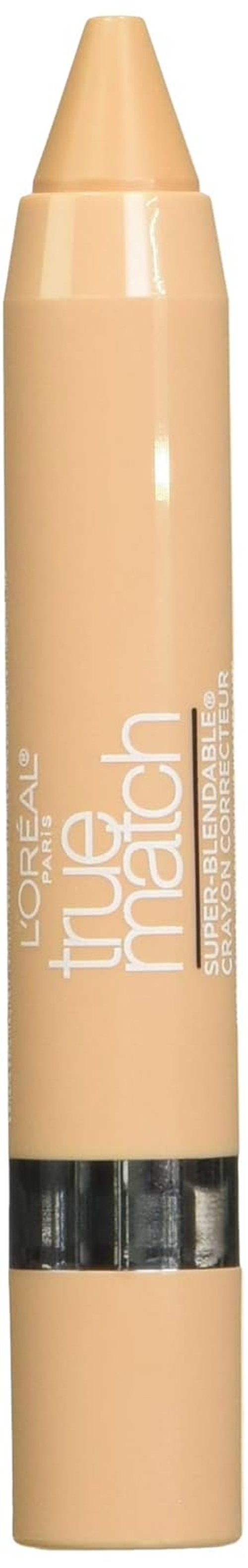 L'Oreal Paris True Match Crayon Concealer - Super Blendable, Light/Medium Warm, 0.1 oz.