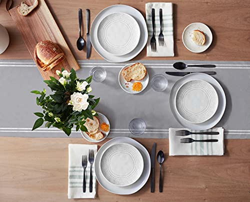 Grey Sunflower Table Runner 18x72 Inches Washable Non-Slip Farmhouse Decor