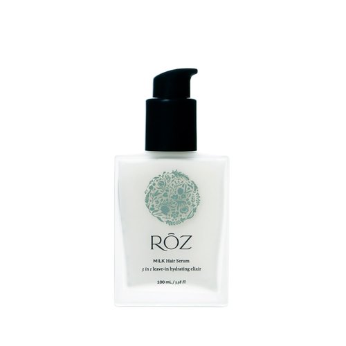 RŌZ Milk Hair Serum - 3-in-1 Leave-In Treatment for All Hair Types | Hydrates, Smooths & Controls Frizz | 3.4 fl. oz.