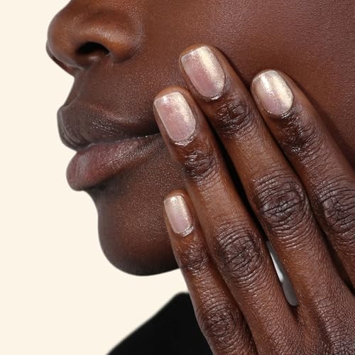 LONDONTOWN Sunkissed Shimmer Nail Highlighter 0.4 Fl Oz - Buildable Gold & Pink