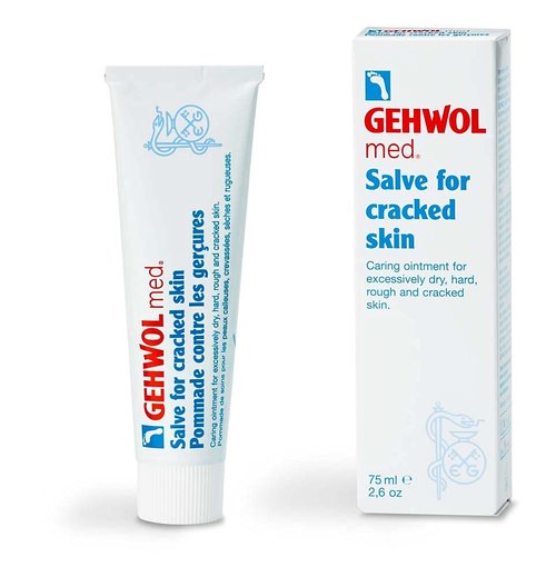 GEHWOL Med Cracked Skin Salve - Intensive Healing Formula | 2.6 oz for Dry, Damaged Skin