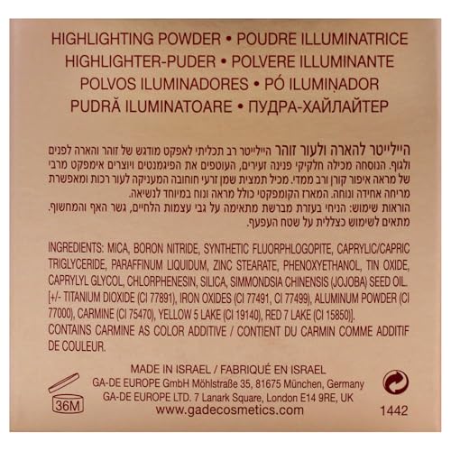 GA-DE Glow FX Highlighting Powder - 138 Joy of Light by GA-DE for Women - 0.28 oz Highlighter