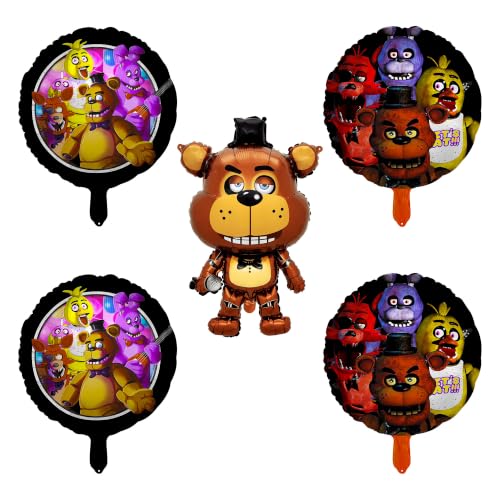 Foil Balloon Party Decorations 5pcs Halloween Birthday Celebration Supplies