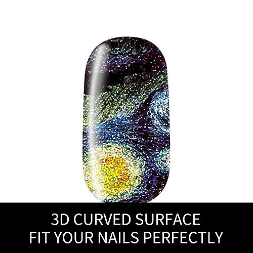 Starry Night Nail Stickers - 28 Nail Wraps & Nail Art Accessories