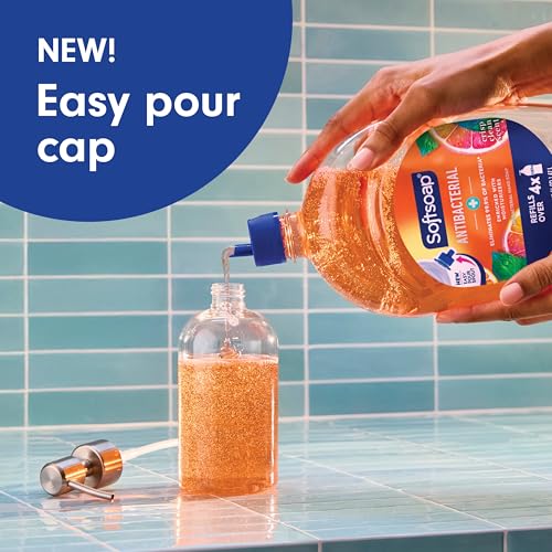 Softsoap Antibacterial Liquid Hand Soap Refill - Crisp Clean Scent, 50 Fl Oz