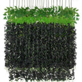 Black Wisteria Hanging Flowers Set - 48 Pcs Artificial Garden Decor