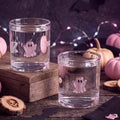 Pink Ghost Glass Cups 14oz Halloween Drinking Glasses - 4 Pack