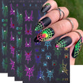 Halloween Nail Art Stickers Decals with Rhinestones - Style C2