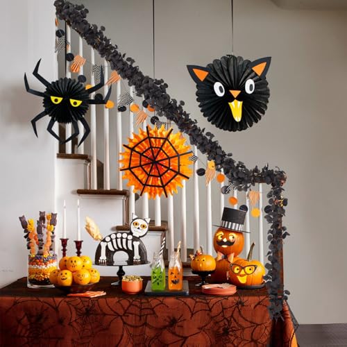 Artificial Black Eucalyptus Garland - 2 Pack, 5.91FT Halloween & Wedding Decor, Indoor Outdoor Faux Vines - Leaf Black