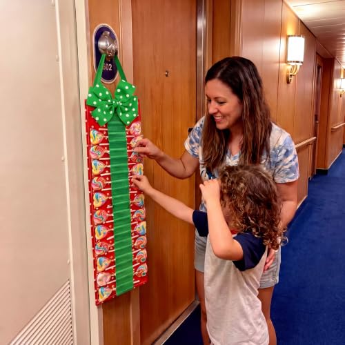 Christmas Cruise Door Decorations Fish Extender Gift Holiday Door Hanger - Red & Green