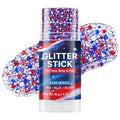 Multi-Purpose Face & Body Glitter Stick - High Pigment, Sweatproof Festival Makeup