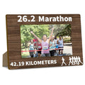 26.2 Marathon Runner Picture Frame - Running Photo Keepsake Gift for Runners, 4x6 Inch Desktop Decor