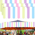 Preboun 3-Piece Circus Awning Wall Decor - Warm Color Variation 1