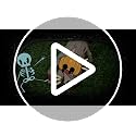 Green Animated Crawling Zombie Hand Halloween Prop Sound Activated Horror Decor