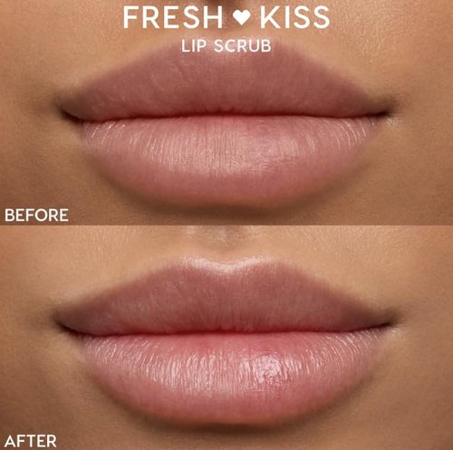 ColourPop Fresh Kiss Exfoliating Lip Scrub - Nourishing Lip Exfoliator to Gently Buff & Soften Skin - Enriched with Cocoa & Shea Butter to Lock in Moisture - Vanilla Cake (0.37 oz)