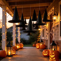 12PCS Halloween Witch Hat Decorations Hanging Party Props