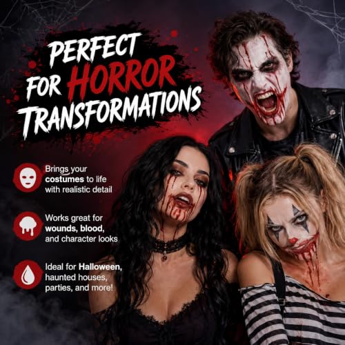 Gallon Fake Blood for Halloween & Special Effects - Realistic Hollywood SFX Makeup Liquid
