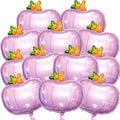 Purple Fall Pumpkin Foil Balloons for Thanksgiving & Autumn Decor - Eostankr