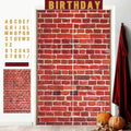 Wizard Door Party Backdrop Banner - Enchanting Brick Wall Decoration for Magical Themed Events
