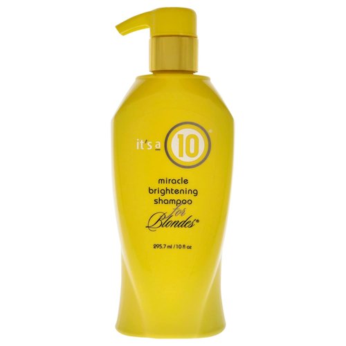 It's a 10 Haircare Miracle Brightening Shampoo for Blondes - 10 Ounce | Enhance Radiance