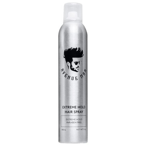 Avenue Man Extreme Hold Hairspray - Paraben-Free Hair Spray with Natural Extracts | 9.0 oz for Extra Firm Hold