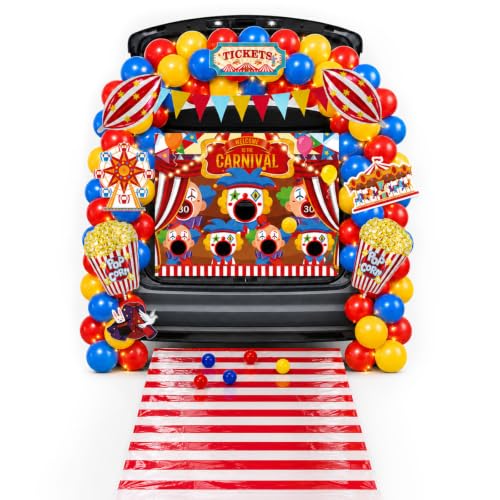 Halloween Circus Trunk or Treat Car Decorations Kit for Outdoor Party