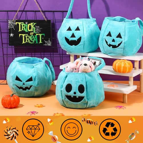 Halloween Teal Pumpkin Buckets for Trick or Treat - Sunnymove 16
