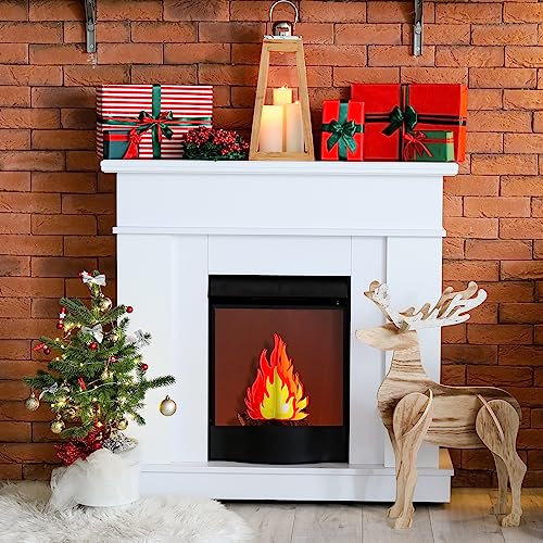 Fake Campfire Flame Decoration Set - Yellow Orange 6 Pack for Parties