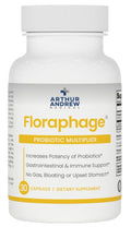 Arthur Andrew Medical, Floraphage, Prebiotic Formula and Probiotic Multiplier, 30 Capsules