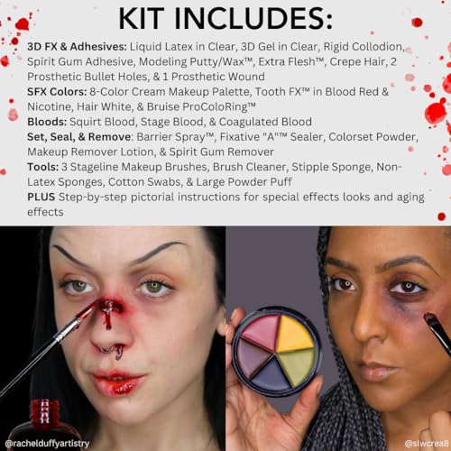 Mehron Makeup Special FX All-Pro Kit Without Practice Head - Makeup Set for SFX Creations